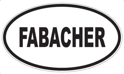 FABACHER - Oval Magnet