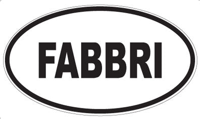 FABBRI - Oval Magnet