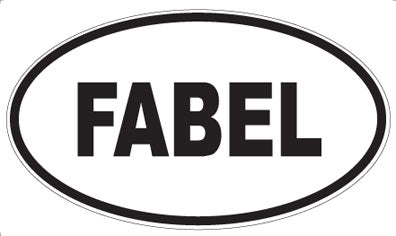 FABEL - Oval Magnet