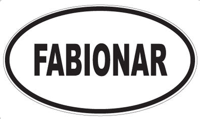 FABIONAR - Oval Magnet