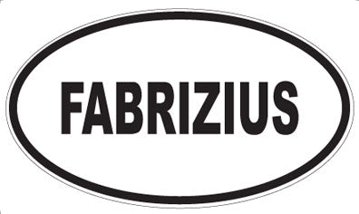 FABRIZIUS - Oval Magnet