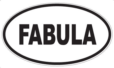 FABULA - Oval Sticker