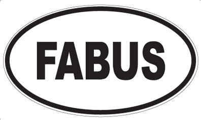 FABUS - Oval Magnet
