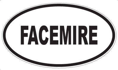 FACEMIRE - Oval Sticker