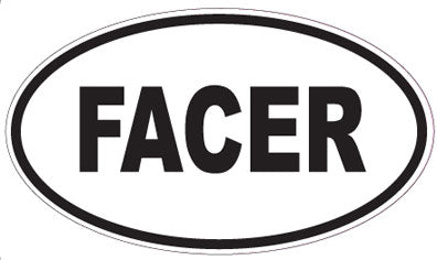 FACER - Oval Magnet