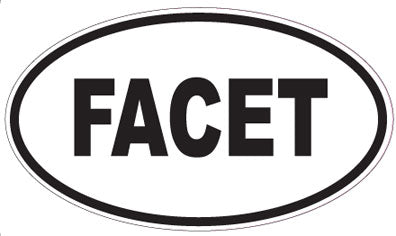FACET - Oval Magnet