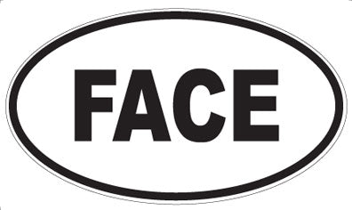FACE - Oval Magnet