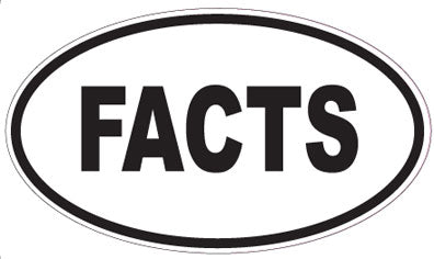 FACTS - Oval Magnet