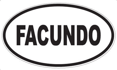 FACUNDO - Oval Magnet
