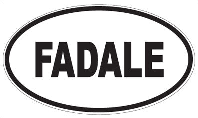 FADALE - Oval Magnet