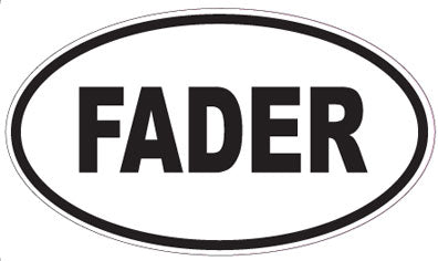 FADER - Oval Magnet