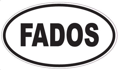 FADOS - Oval Sticker