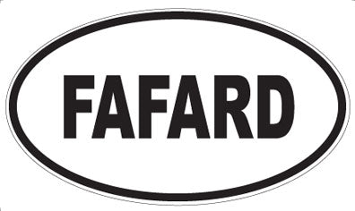 FAFARD - Oval Magnet
