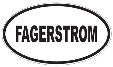 FAGERSTROM - Oval Sticker