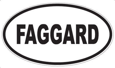FAGGARD - Oval Magnet