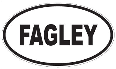 FAGLEY - Oval Magnet