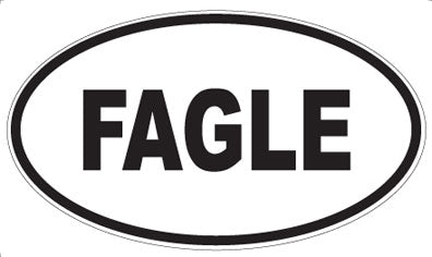 FAGLE - Oval Magnet