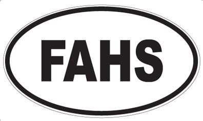 FAHS - Oval Magnet