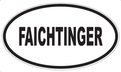 FAICHTINGER - Oval Magnet