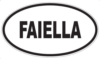 FAIELLA - Oval Magnet