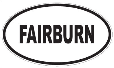 FAIRBURN - Oval Magnet