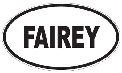 FAIREY - Oval Magnet