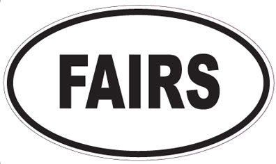 FAIRS - Oval Magnet