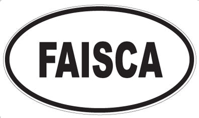 FAISCA - Oval Sticker