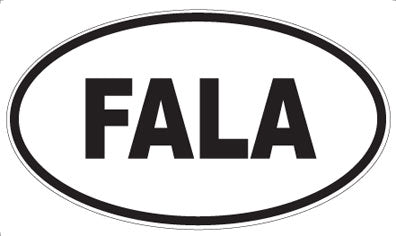 FALA - Oval Sticker