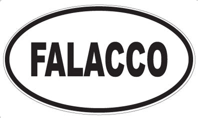 FALACCO - Oval Sticker
