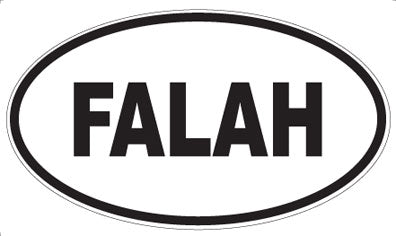FALAH - Oval Sticker