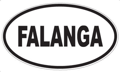 FALANGA - Oval Sticker