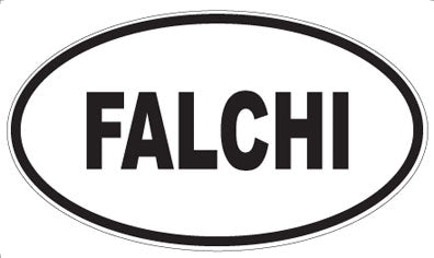 FALCHI - Oval Sticker