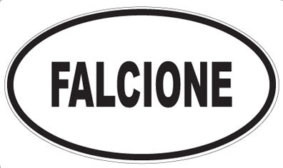FALCIONE - Oval Sticker