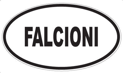 FALCIONI - Oval Sticker