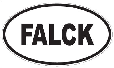 FALCK - Oval Sticker