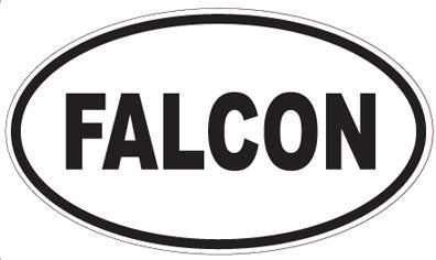 FALCON - Oval Sticker