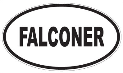 FALCONER - Oval Magnet