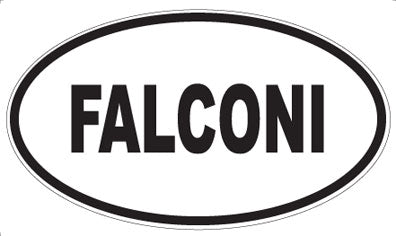 FALCONI - Oval Sticker