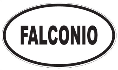 FALCONIO - Oval Sticker