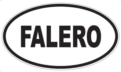 FALERO - Oval Sticker
