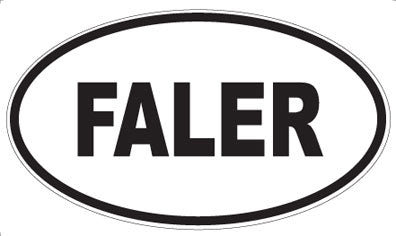 FALER - Oval Magnet