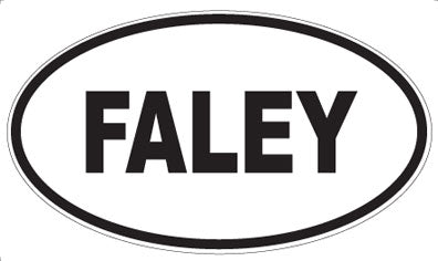 FALEY - Oval Magnet