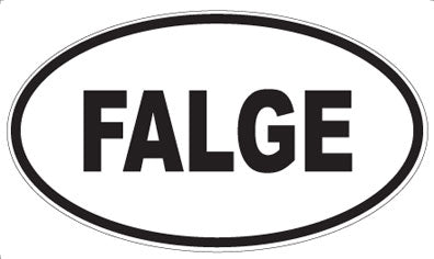 FALGE - Oval Magnet