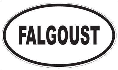 FALGOUST - Oval Sticker