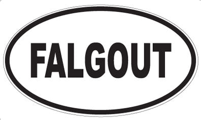 FALGOUT - Oval Sticker