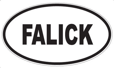FALICK - Oval Magnet