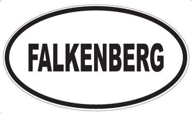 FALKENBERG - Oval Sticker