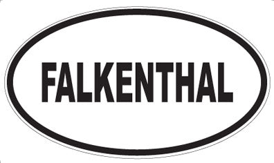 FALKENTHAL - Oval Magnet