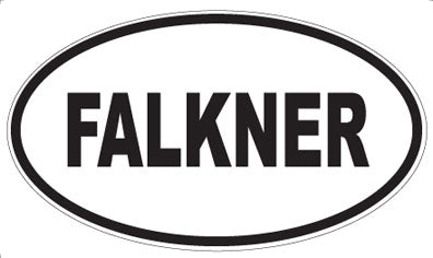 FALKNER - Oval Magnet
